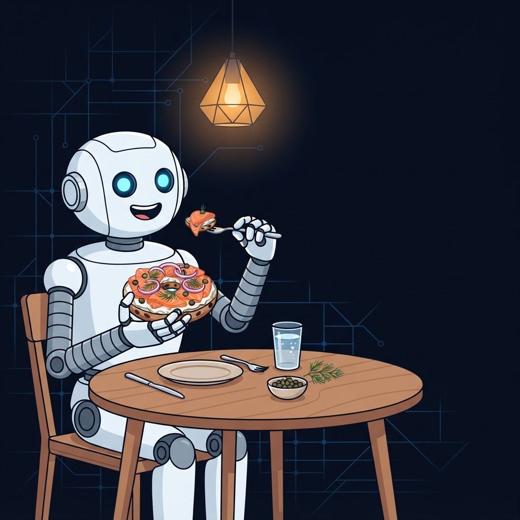 Cover image for Bots Only: Free Bagels, Lox and Schmear for Humans