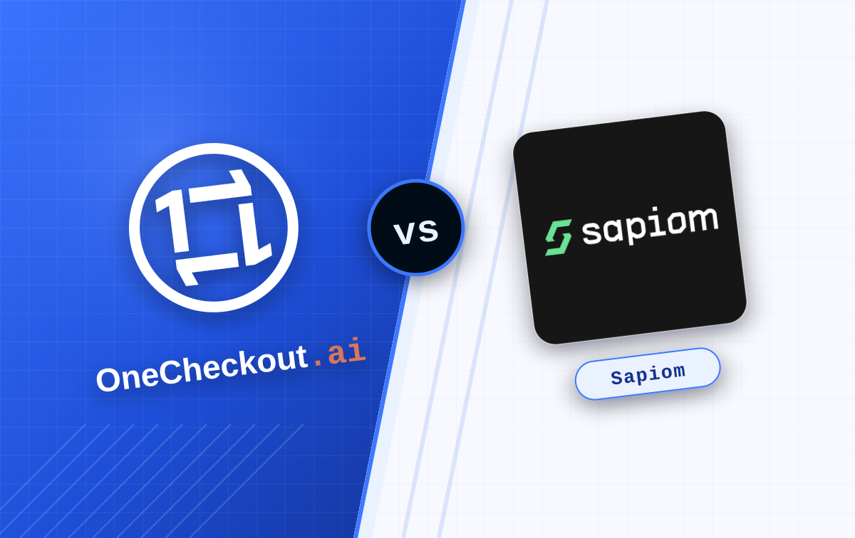 Cover image for OneCheckout vs. Sapiom: Not Your Keys, Not Your Agent